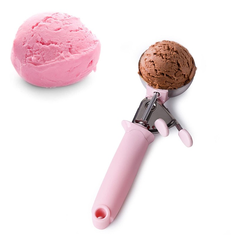 2 Pack Ice Cream Scoop Cookie Dough Scoop With Trigger