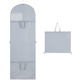 Niviy Dress Bags Covers Long, Garment Bags Cover Storage Bag with Zips Clothes Covers Dustproof Waterproof Moth Moisture 60x180cm