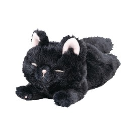 Libuhaato 37111-73 Kuttobi Mascot, Kuroneko (Total Length: Approx. 7.9 inches (20 cm), Cat Fluffy, Armrest, Plush Toy