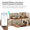 Smart Waterless Essential Oil Diffuser - Aromatherapy Scent Machine for