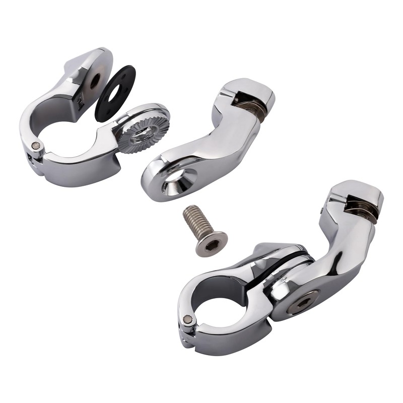 TCMT 32mm 1 1/4" Highway Engine Guard Bar Highway Footpegs