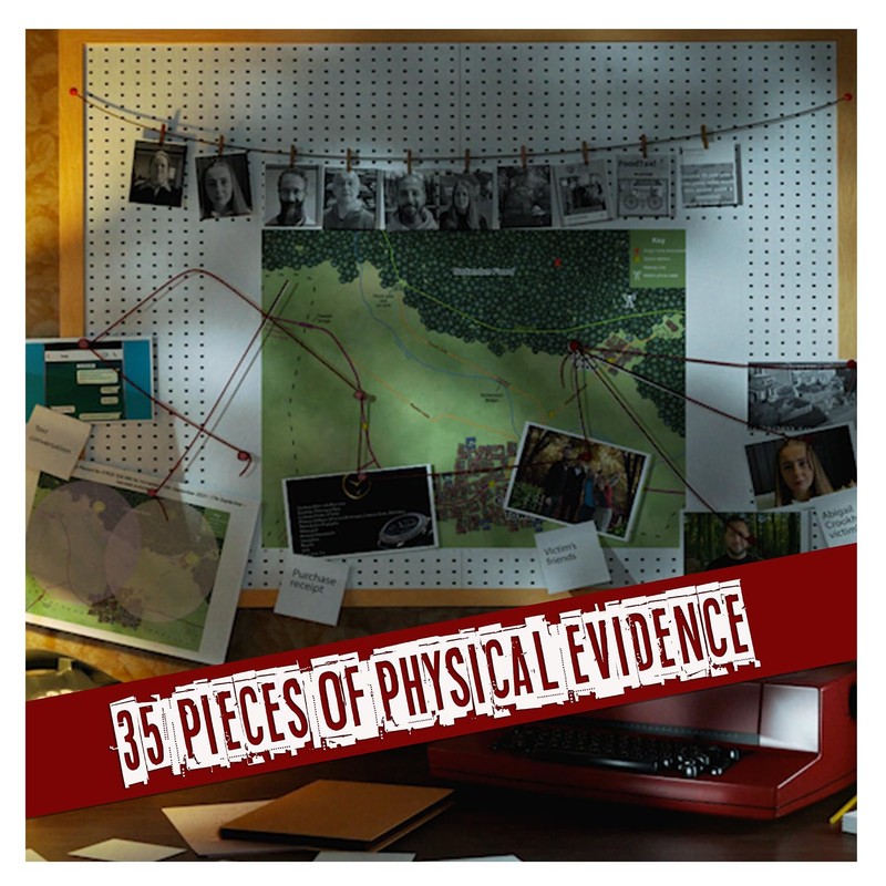 Murder Mission Mystery Detective Game - Killer At the Campfire