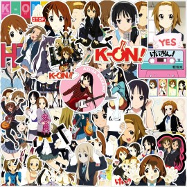 K-on Anime Música 50 Calcomanias Stickers Pvc Contra Agua