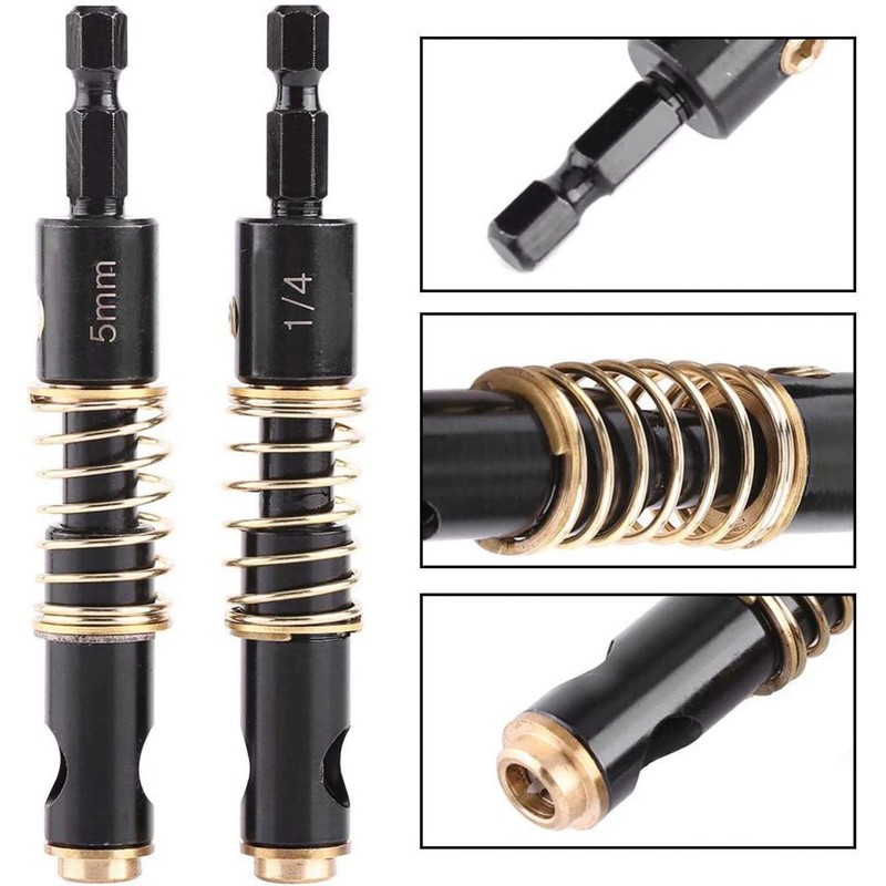 Bestgle 1/4" Hex Shank Hinge Drill Bits, Door Window Self