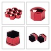AuMoHall 19mm Car Wheel Hub Lugs Nuts Bolts Cover Protective