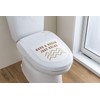 Bestco MA-2303 Toilet Lid Deodorizing Sheet, Herringbone, 1 Sheet, Easy,