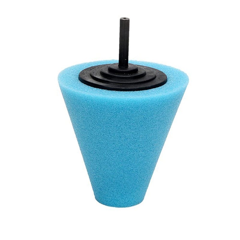 ANCLLO 3 Colors Electric Sponge Cone Metal Polishing Foam Pad