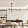 Siittoo Pendant Light Fixtures, Dimmable Modern LED Chandelier Lighting with