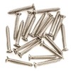 Musiclily Ultra M2.6x18mm Stainless Steel Bridge Escutcheon Screws Millimeter Flat
