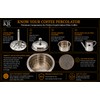 KERAM Percolator Coffee Pot, 13.52 fl oz / 400 ml,