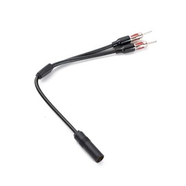 supmory Car AM FM Radio Stereo 1 Female 2 Male Y Adapter Antenna Connector Plug
