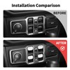 JWWY Window Switch Button Power Window Control Knob Window Control