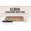 G.B.S Premium Whetstone Blade Sharpening Stone and G.B.S Leather Strop,