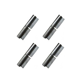 Gate Hinge 70 mm Weld-On Hinge with Flag Pack of 4