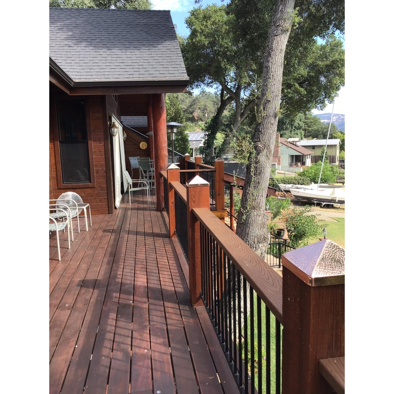 4x4 Hammered Copper Pyramid Post Caps (4-Pack) - Extended Lip