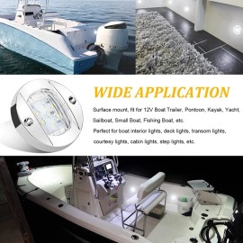 Luces Interiores Para Barcos Marinos, 4 Unidades, Led De 12