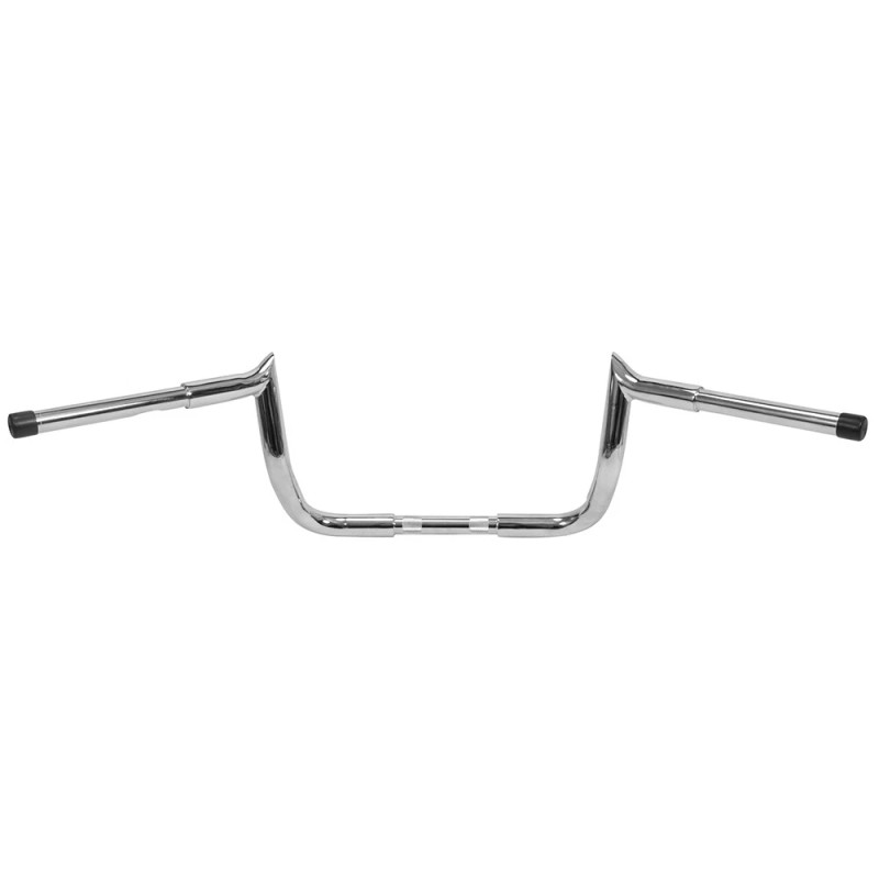 vool2807 10" Silver Meat Hook Monkey Bar Ape Hangers Handlebar