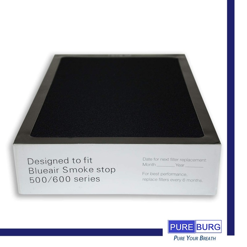 GreenR3 3-Pack Replacement Filter for Blueair 500/600 Series SmokeStop Filter,
