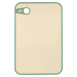 Plastic Chopping Board Set, 1 Pcs Plastic Cutting Boards for Kitchens, Non-Slip BPA Free Chopping Boards for Kitchens, with Juice Groove & Garlic Grinding Groove, for Meat Bread Vegetables(35 x 23 cm)