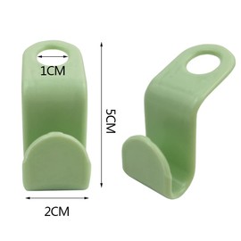 Clothes Hangers Space-Saving, Pack of 100 Clothes Hangers, Connecting Hooks, Wardrobe Space-saving Hooks, Plastic Connection Hooks for Ties,