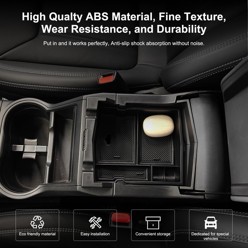 Aotumcer for 2024 Subaru Forester Accessories Center Console Organizer Tray,