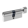 SISAV 35/35T Thumb Turn Euro Lock Cylinder(70mm),Brass Material,Nickel Surface Treatment,High