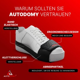 AUTODOMY Motorcycle Shoe Protection Boots Gear Lever Shoe Cover Quad ATV Scooter V2 | Shift Protection Motorcycle Non-Slip with Rubber Sole | Shoe Protection Motorcycle Valid for Any Shoe