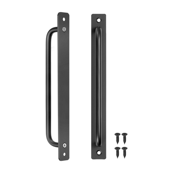 M METERXITY 2-Pack Barn Door Handles, 8.83Inch/224mm Hole Center Aluminium