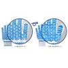 Kachiboshi Non-Slip Gloves FIT Rubber Liner #008 White L