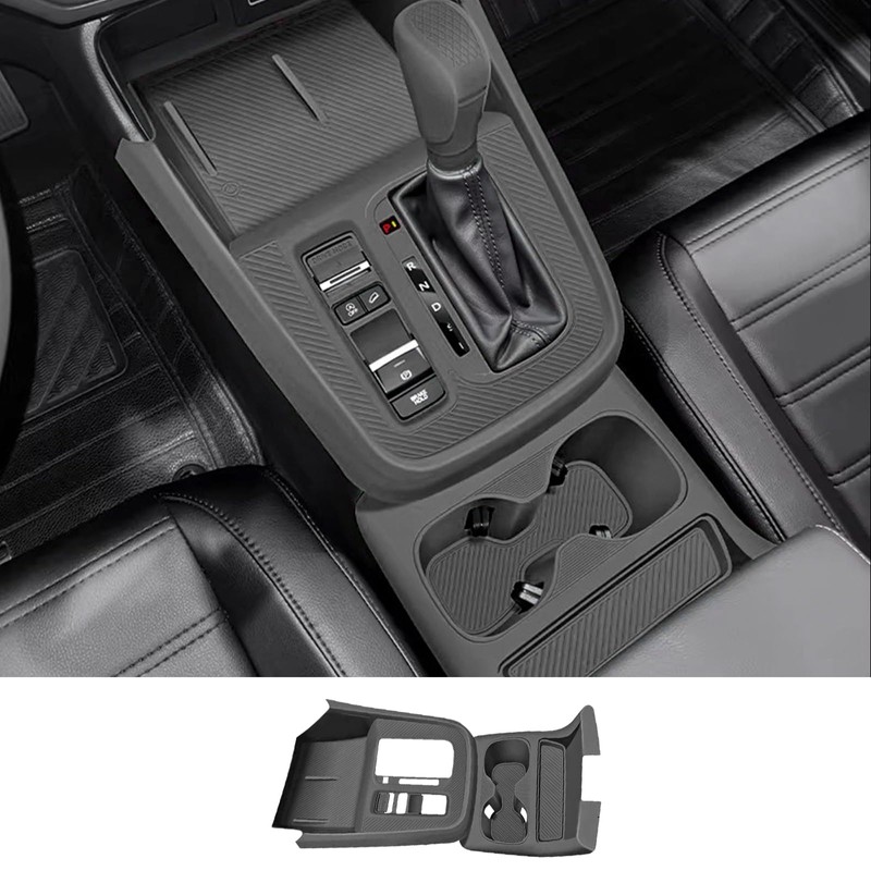 Temmis Center Console Silicone Organizer with Cup Holder for Honda