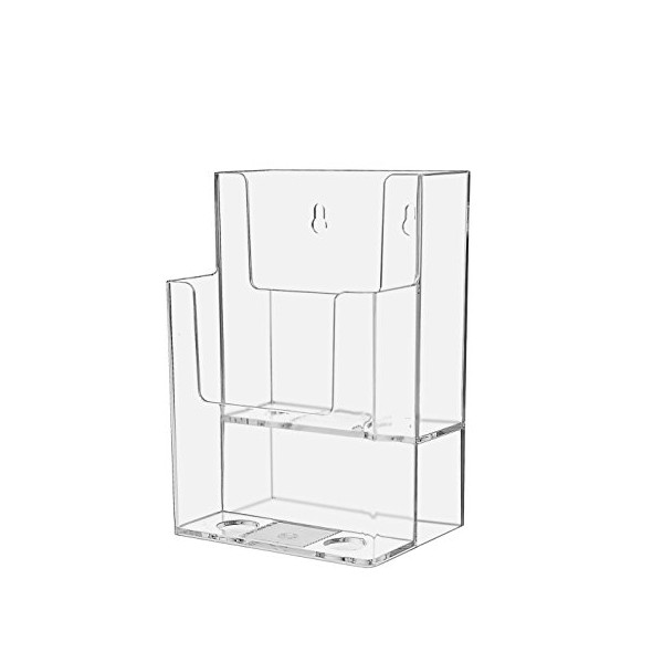 DEF77201 - Deflect-o 2-Tier Desktop Literature Holder