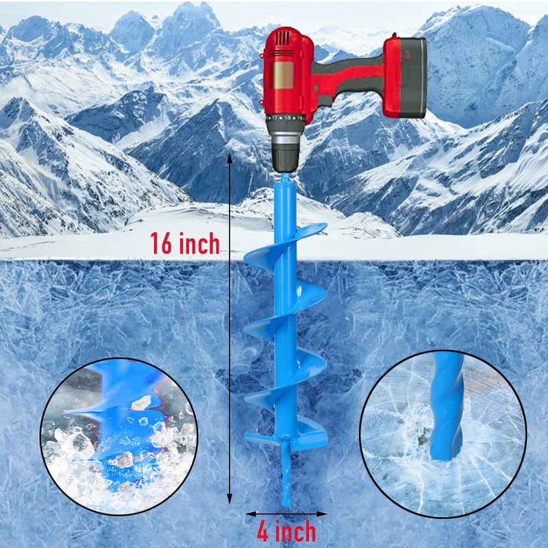 16" x 4" Upgraded Auger Drill Bit with Sharp Thickended