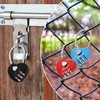 2Pcs Red Mini Love Heart Lock,Red Heart Padlock, Mini Code