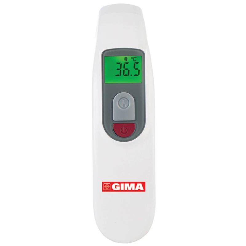 GIMA - Termometro Infrarossi Frontale Laser Digitale Professionale, per Febbre,