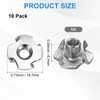 M METERXITY 10 Pack M6x8.7mm Tee Nuts, Stainless Steel 4