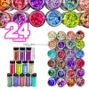 Chunky Glitter Solvent Resistant Glitter Mix for Resin Art Tumblers