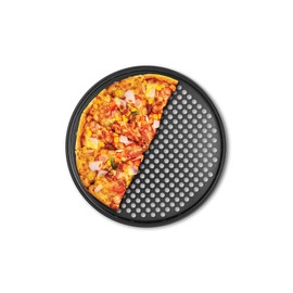 Fox Run Pizza Pan, Non-Stick Pizza Crisper Pan, 14.5", Carbon Steel