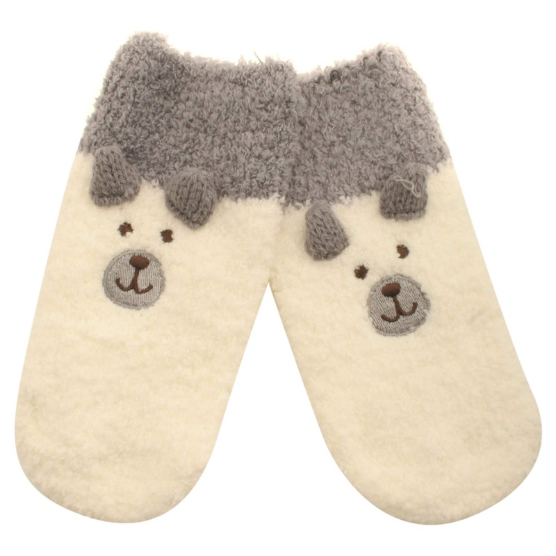 Atino Baby 2 Pack Fun Animal Socks with Grippers Bee