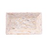 PEMAR 12"x7" Mother of Pearl Decorative Tray with Raised Edge