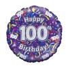 Oaktree UK Oaktree 18" 100th Birthday Streamers Holographic