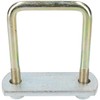 2 Pack M10 60mm x 90mm U-Bolt N-Bolt with Plates