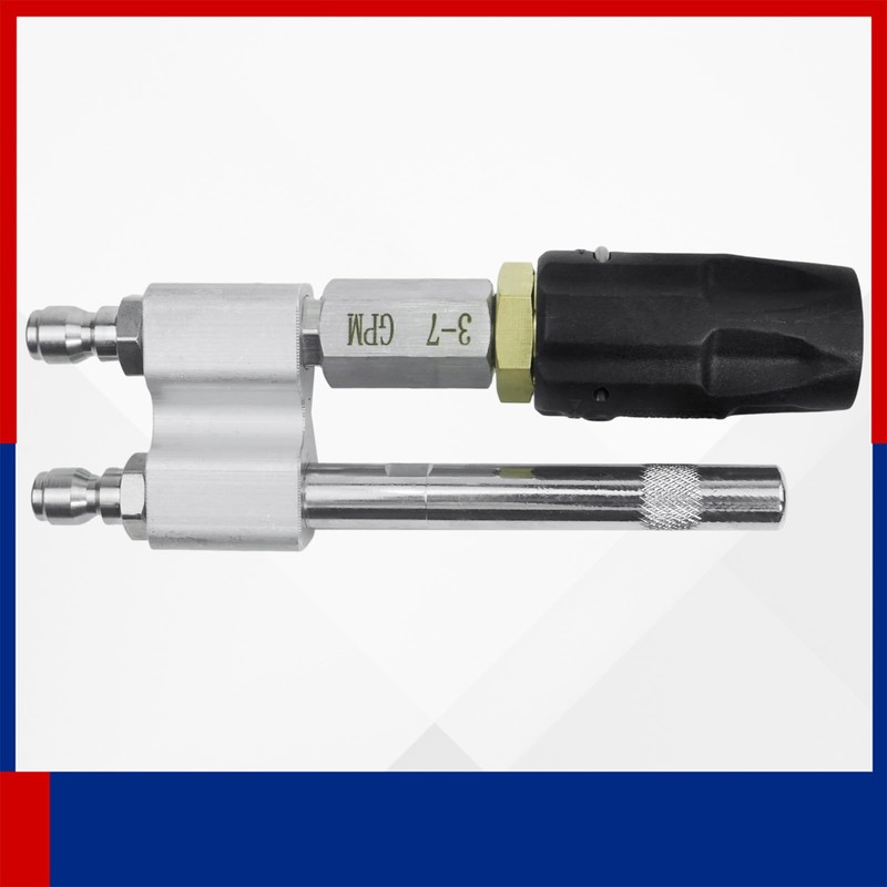 Adjustable Downstream M5 Twist Nozzle 2-in-1 High Pressure Washer Long