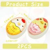 Set of 2 egg timer for cooking (hard/medium/soft), egg selection