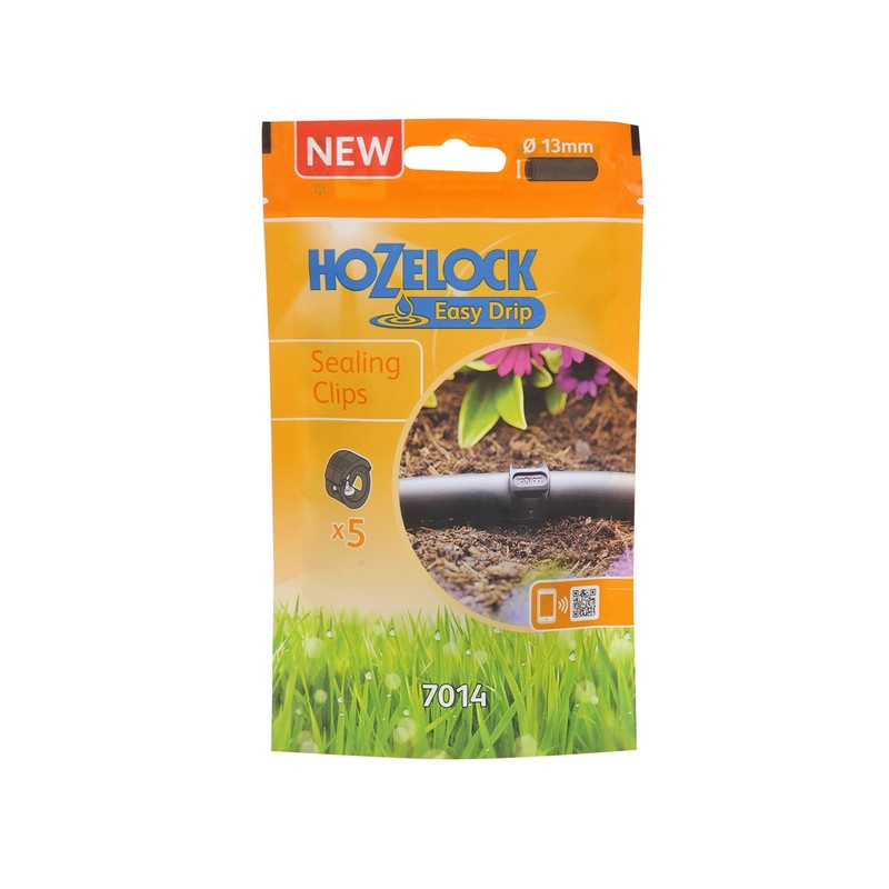 Hozelock 7014 0000 Easy Drip Sealing Clip x 5