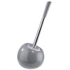 SANWOOD 6402457 Coppa Ceramic Toilet Brush Set, Grey, 16 x
