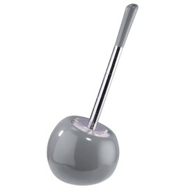 SANWOOD 6402457 Coppa Ceramic Toilet Brush Set, Grey, 16 x 37 x 16 cm