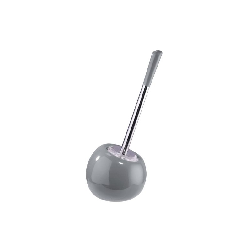 SANWOOD 6402457 Coppa Ceramic Toilet Brush Set, Grey, 16 x