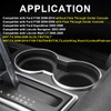 CROSSDESIGN 2 Pcs Front Console Cup Holder Insert Liner Compatible