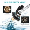 RV City Water Inlet with Brass Check Valve, Anti-Backflow 3/4"