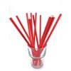 DH-Konzept 12 Paper Drinking Straws Red for Party and Birthday